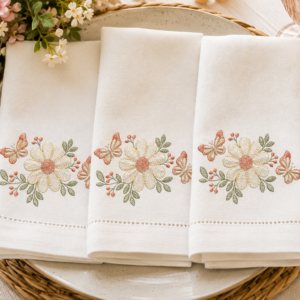 butterfly_floral_on_napkins